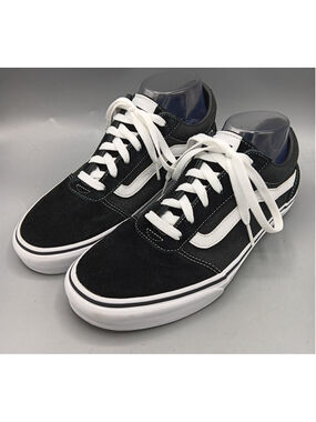 Vans Off The Wall Men's 8.5 Women's 10 Skate Shoes Black Suede 761505